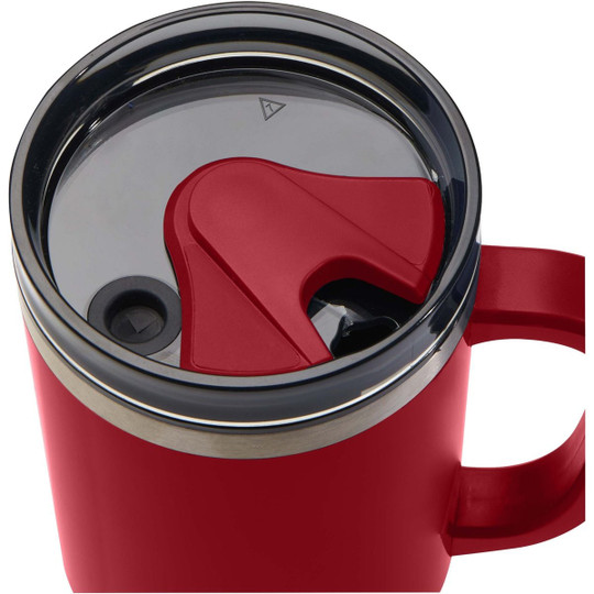 Mug isotherme Melbourne 1200 ml certifié RCS avec paille - EgotierPro 100801