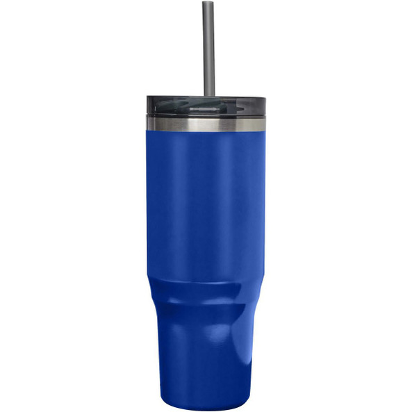 Mug isotherme Melbourne 1200 ml certifié RCS avec paille - EgotierPro 100801