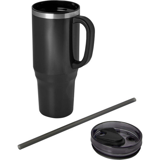 Melbourne 1200 ml RCS certified insulated tumbler with straw - EgotierPro 100801