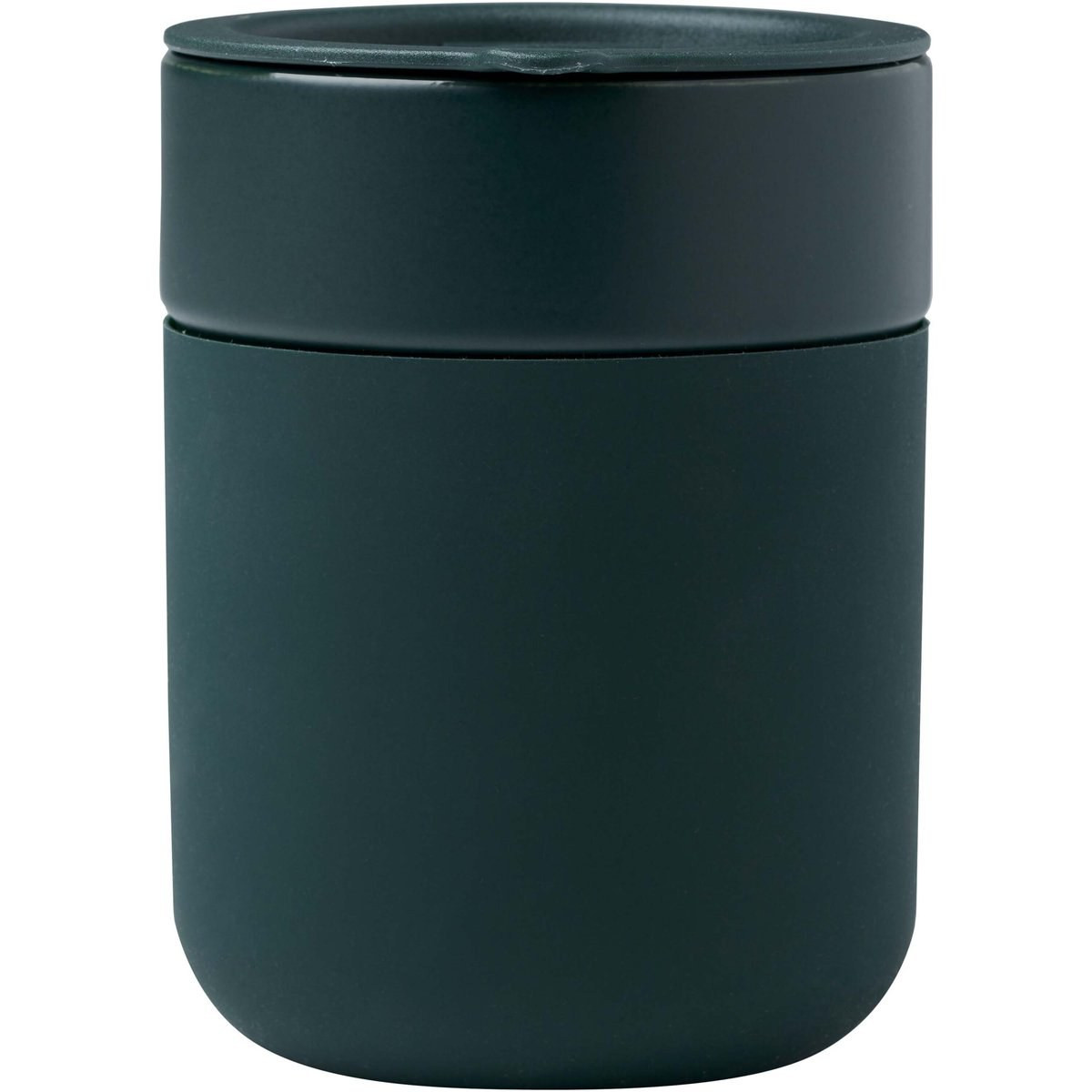 Gobelet en céramique Java de 330 ml avec revêtement en silicone et couvercle en plastique - EgotierPro 100808