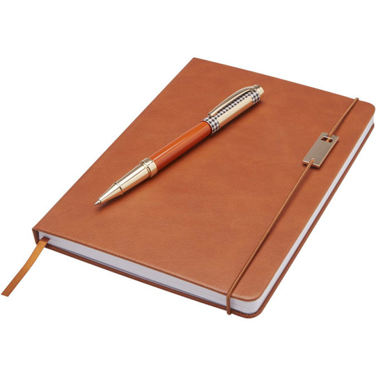 Luxe 107925 - Legato A5 notesbog med rollerballpen (blå refill)
