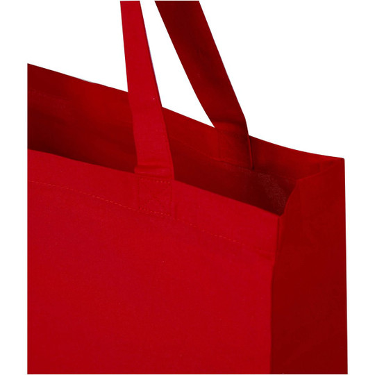Madras 140 g/m² GRS recycled cotton gusset tote bag - EgotierPro 120733