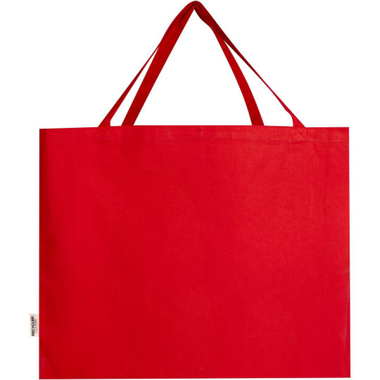 Odessa 220 g/m² GRS recycled cotton tote bag 40L - EgotierPro 120734