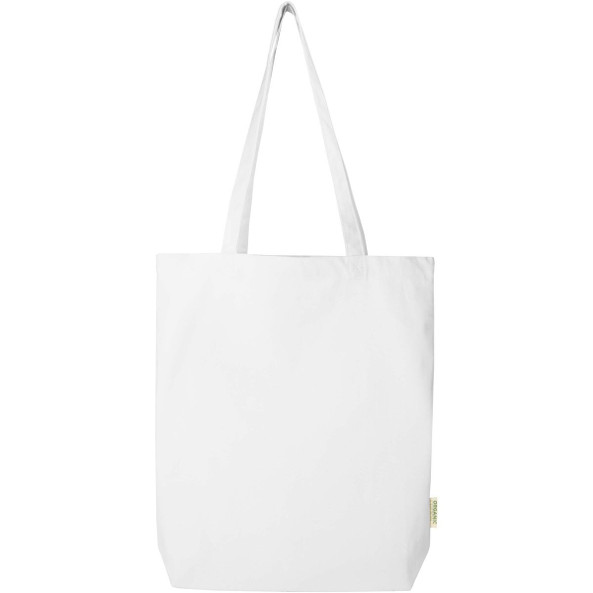 Orissa 270 g/m² organic tote bag 10L - EgotierPro 130064
