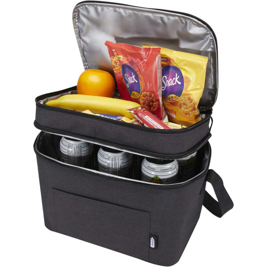 Tundra GRS RPET double compartments cooler bag 13L - EgotierPro 130066