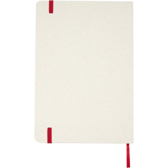 Bass A5 recycled hard cover notebook with lined pages - EgotierPro 107365