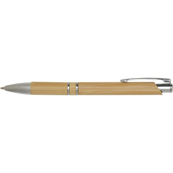 Wicker bamboo ballpoint pen (black ink) - EgotierPro 106253