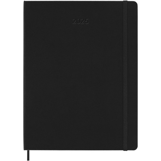 Moleskine 107950 - tvrdé desky 12měsíční týdenní plánovač XL