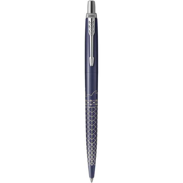 Parker 107933 - Jotter SE Global Icons colour trim ballpoint pen (blue ink)
