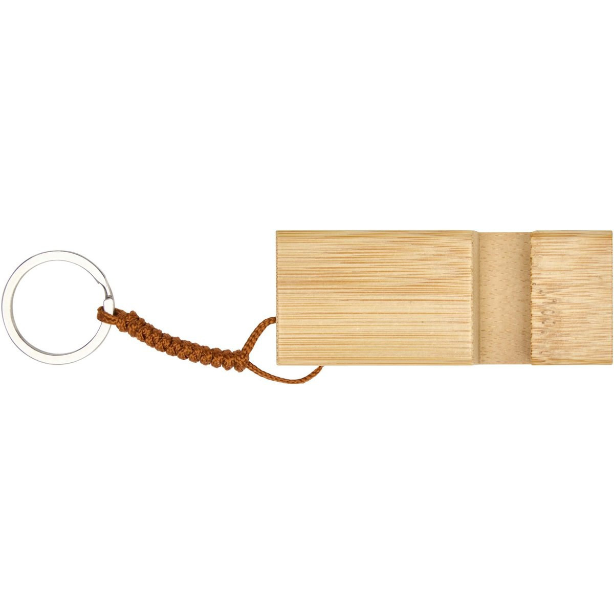 Bosona bamboo phone holder with keychain - EgotierPro 104606