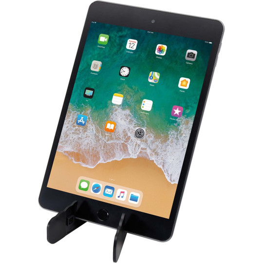 EgotierPro 104607 - Buna recycled plastic foldable tablet and phone stand