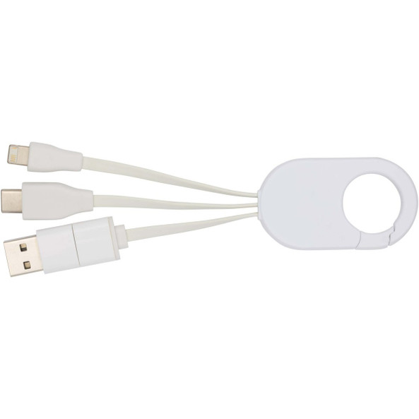 Troop kierrätysmuovinen 4-in-1-latauskaapeli - EgotierPro 124435