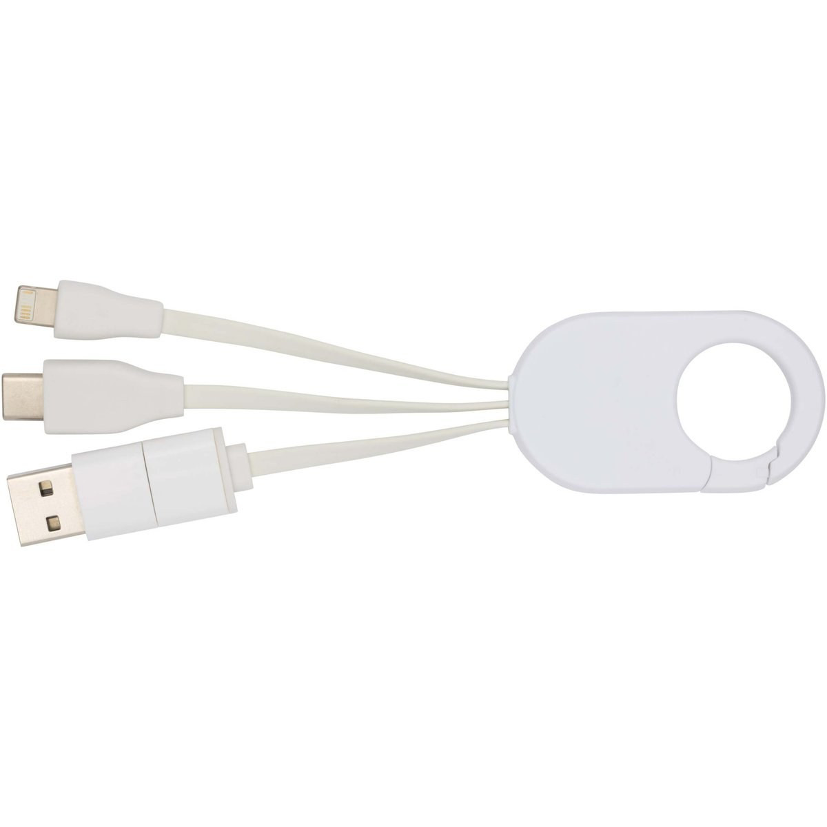 Troop 4-i-1 opladerkabel i genvundet plast - EgotierPro 124435