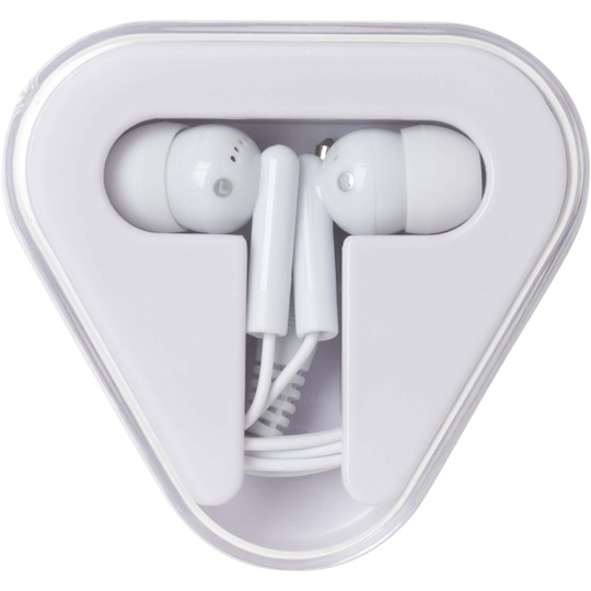 Rebel earbuds with recycled plastic storage box - EgotierPro 124439