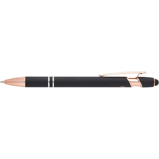 Nanna ballpoint pen with rose gold finish (blue ink) - EgotierPro 107974