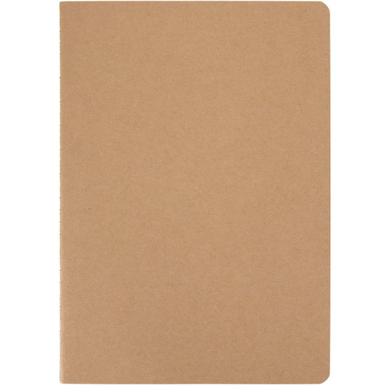 Slyk notatnik A5 kraft z kartkami w linie - EgotierPro 107981
