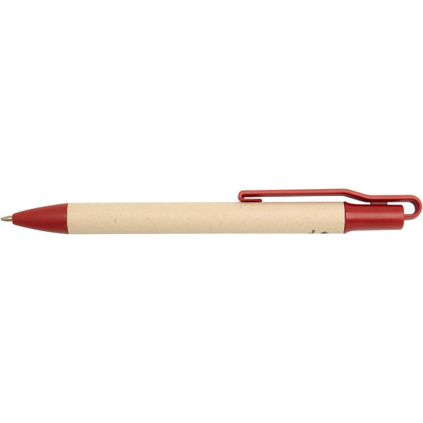 Liliana sugarcane paper ballpoint pen (blue ink) - EgotierPro 107983