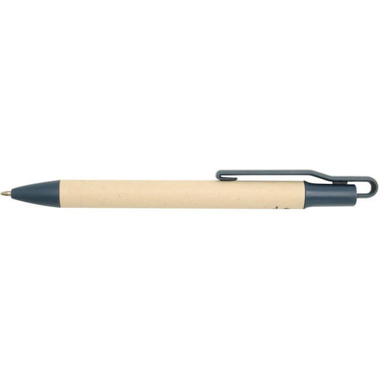 Liliana sugarcane paper ballpoint pen (blue ink) - EgotierPro 107983