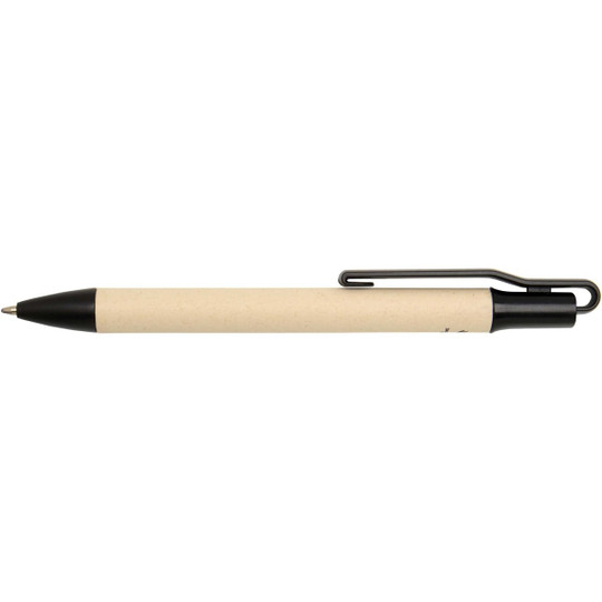 Stylo bille Liliana en papier de canne à sucre (encre bleue) - EgotierPro 107983
