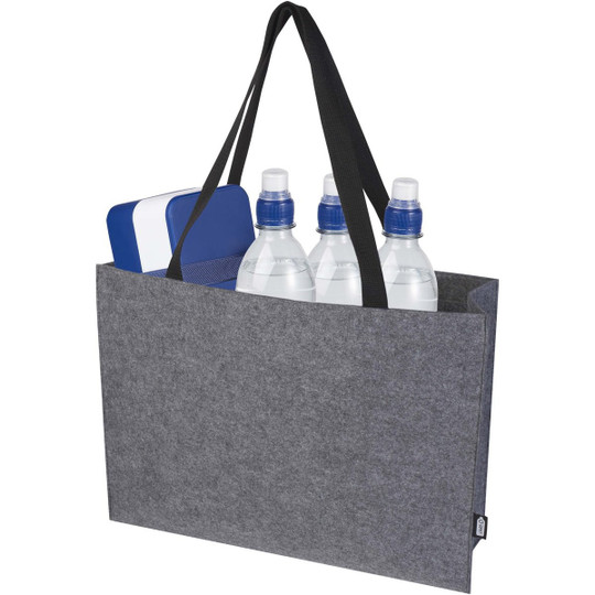 Felta GRS recycled felt gusset tote bag 20L - EgotierPro 130075