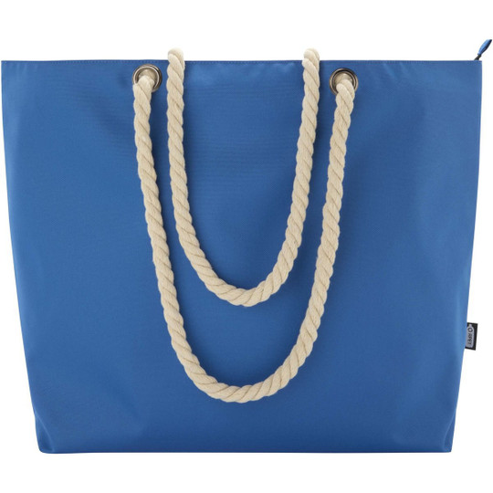 Sac shopping Panama recyclé GRS isotherme de plage avec poignées en cordelette 23L - EgotierPro 130079