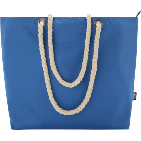 Sac shopping Panama recyclé GRS isotherme de plage avec poignées en cordelette 23L - EgotierPro 130079
