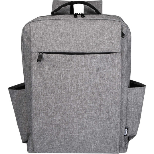 Libra 15" Laptop-Rucksack aus recyceltem GRS-Material 15 L - EgotierPro 130084