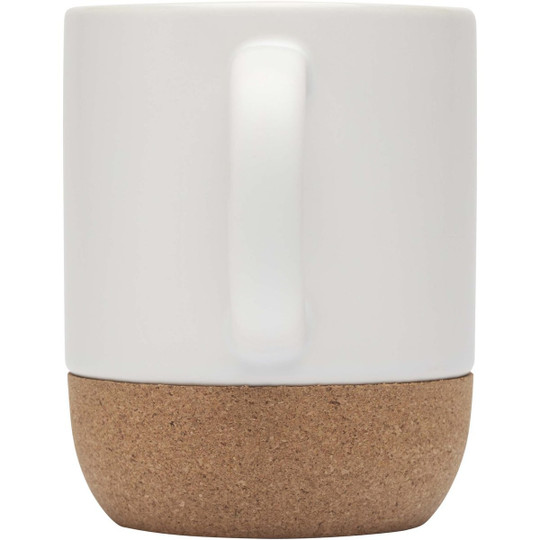 Billie 300 ml ceramic mug with cork details and matt finish - EgotierPro 100847