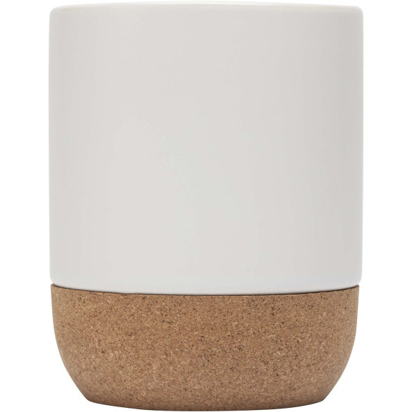 Billie 300 ml ceramic mug with cork details and matt finish - EgotierPro 100847