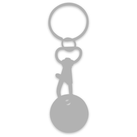 Rory keyring with trolley coin - EgotierPro 104592