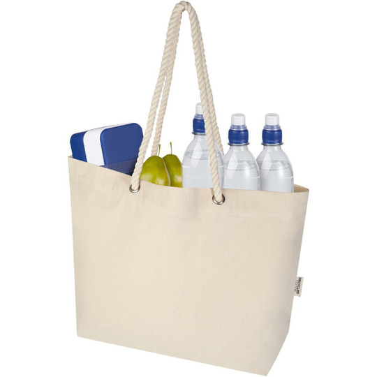 EgotierPro 120744 - Florida 270 g/m² GRS gerecyclede strandtas 18L