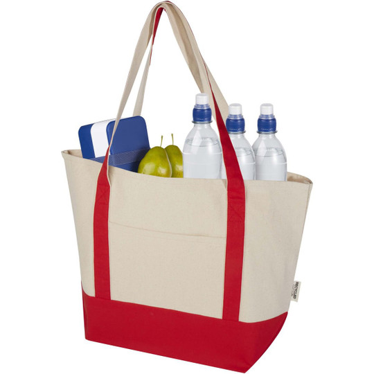 Sam 320 g/m² GRS recycled cotton tote bag - EgotierPro 120749