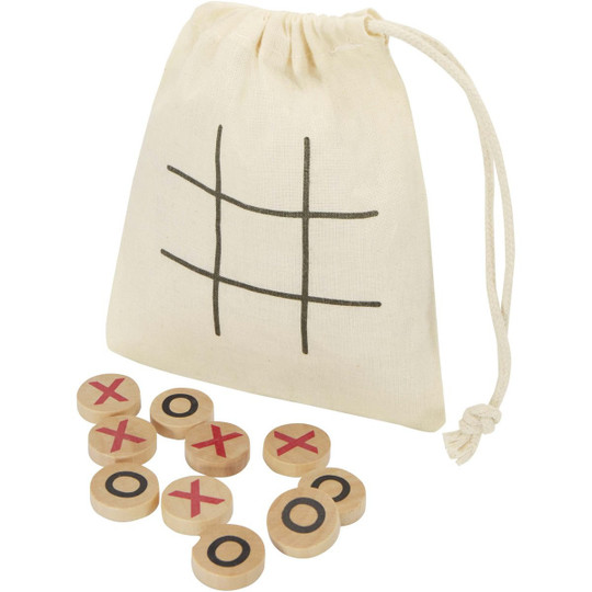 Jeu de morpion Whorl en bois - EgotierPro 104611