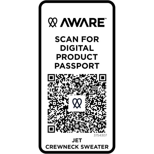 Elevate NXT 37543 - Unisex Aware™ recyklovaný svetr s kulatým výstřihem Jet