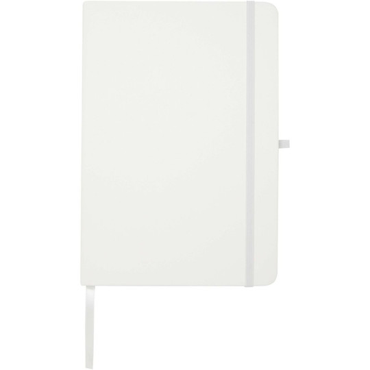 Teak A5 recycled hard cover notebook with lined pages - EgotierPro 106013