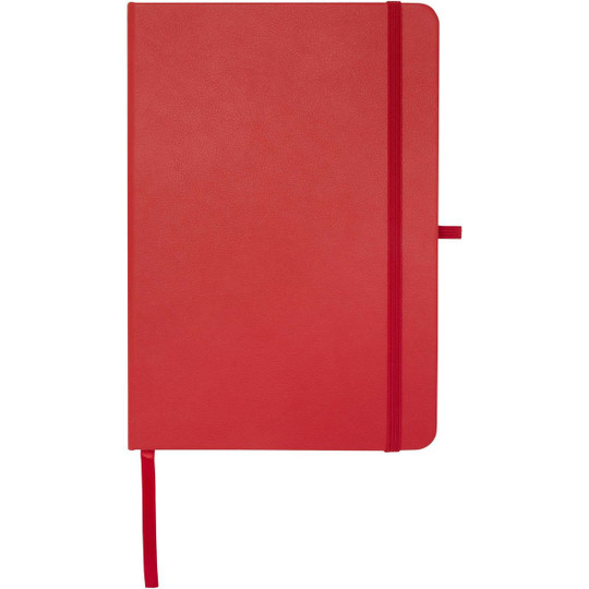 Teak A5 recycled hard cover notebook with lined pages - EgotierPro 106013