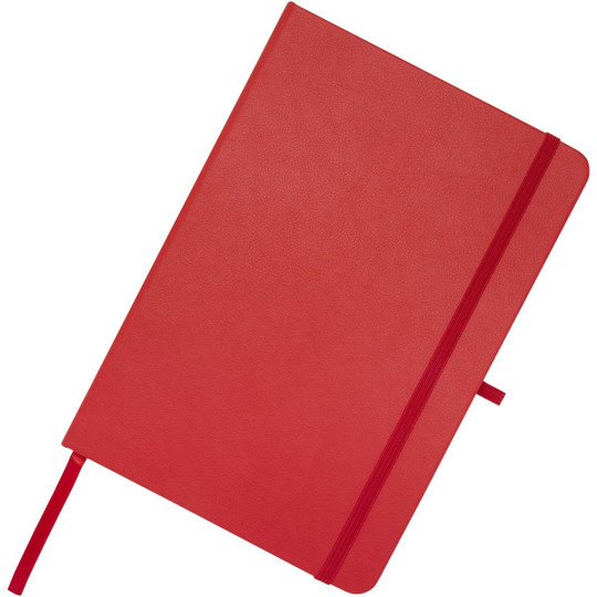 Teak A5 gerecycled notitieboek met harde kaft en gelinieerde pagina's - EgotierPro 106013