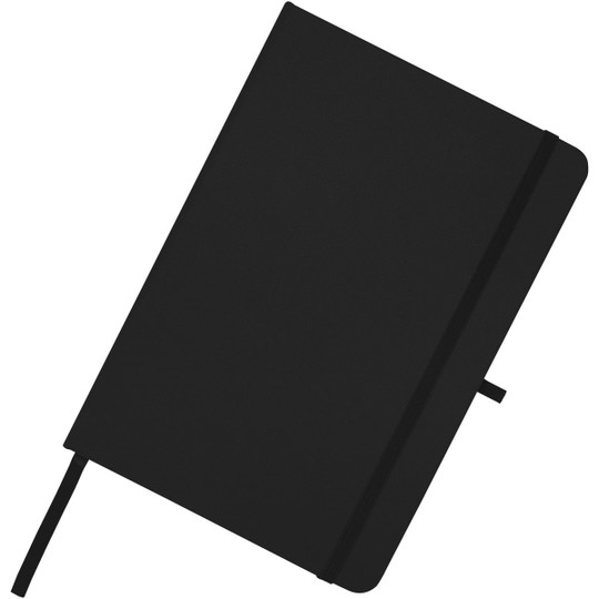 Teak A5 Hardcover Notizbuch, liniert, aus recyceltem Material - EgotierPro 106013