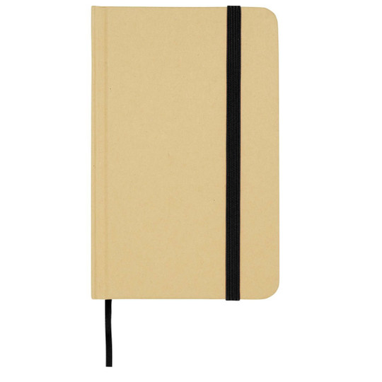 Reed A6 recycled hard cover notebook with plain pages - EgotierPro 106022