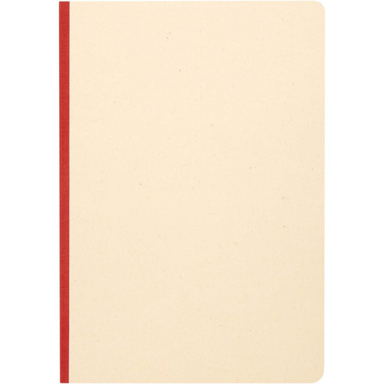 Liliana A5 sugarcane and RPET soft cover notebook - EgotierPro 106125