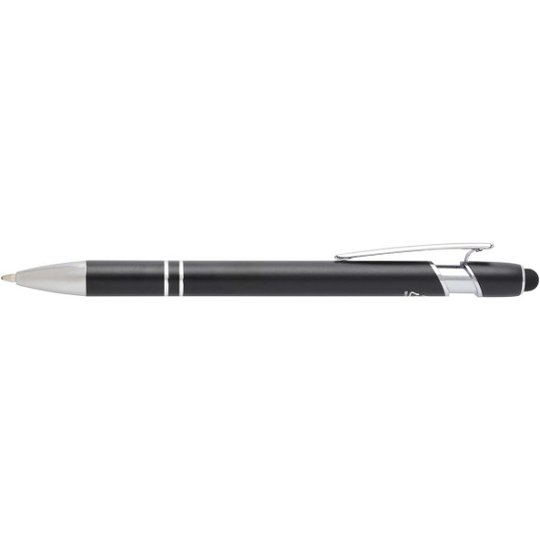 Kish kulspetspenna med finish i silver (svart bläck) - EgotierPro 106247