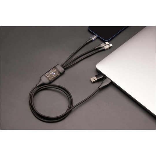 SCX.design 2PX162 - C50 5-in-1 fast charging 100W/5A cable with digital display