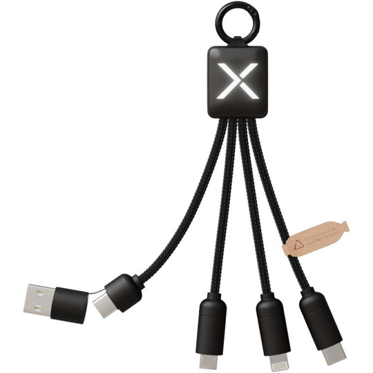SCX.design 2PX181 - C13 20W 5-in-1 charging cable