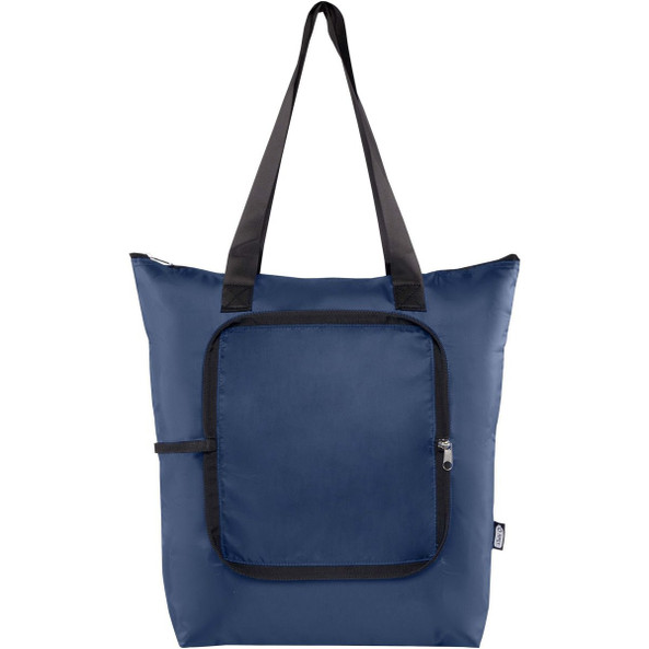 EcoFold RPET foldable tote cooler bag 15L - EgotierPro 130092