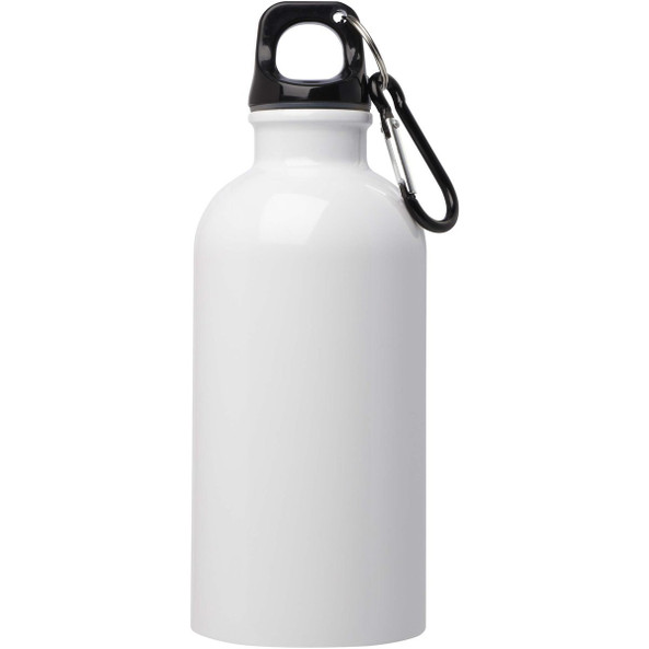 Oregon 400 ml RCS certified single wall stainless steel water bottle with carabiner - EgotierPro 100860