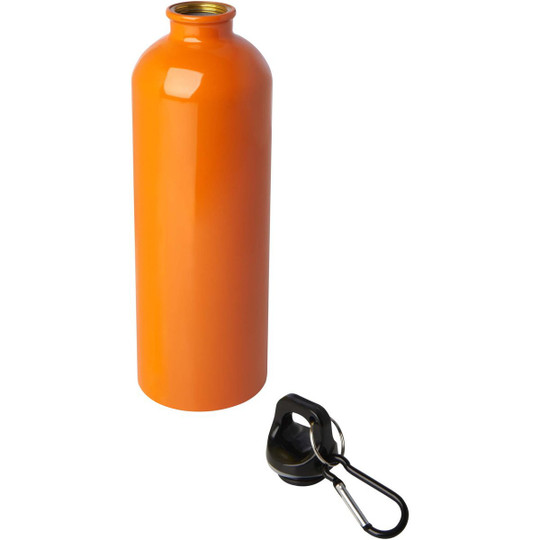 Oregon 750 ml RCS-zertifizierte, einwandige Trinkflasche aus Edelstahl mit Karabinerhaken - EgotierPro 100861