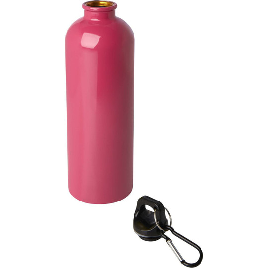 Oregon 750 ml RCS certified single wall stainless steel water bottle with carabiner - EgotierPro 100861