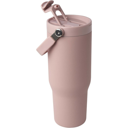 Bronx 900 ml RCS recycled stainless steel copper vacuum insulated tumbler with dual function lid - EgotierPro 100864