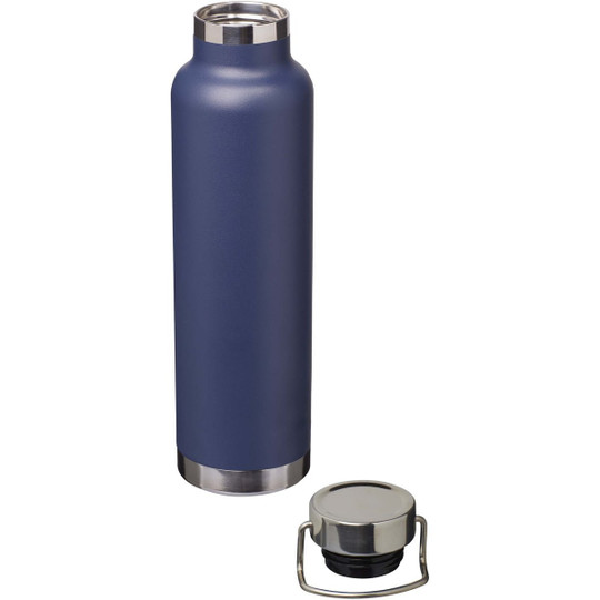 Thor 650 ml RCS-zertifizierte Kupfer-Vakuum Isolierflasche aus recyceltem Edelstahl  - EgotierPro 100865