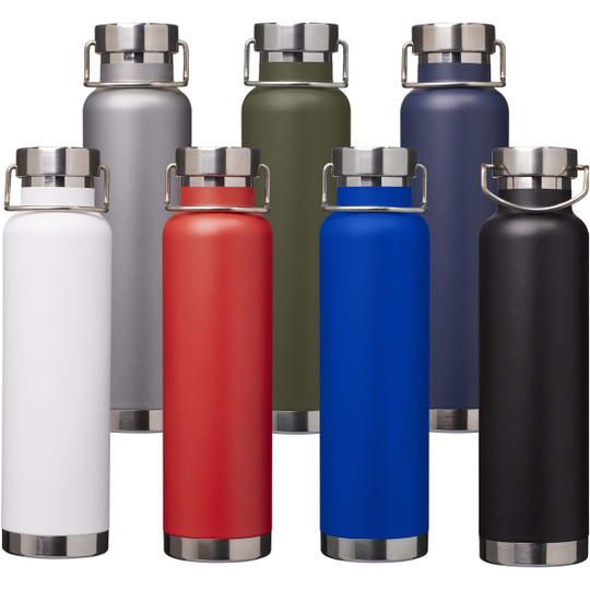Thor 650 ml vakuumisoleret RCS vandflaske i genvundet rustfrit stål og kobber  - EgotierPro 100865